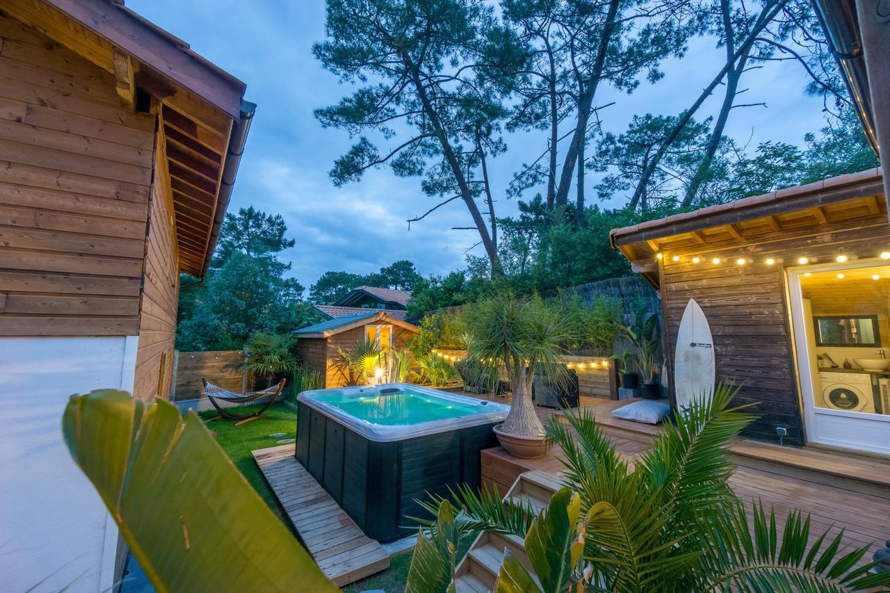 Wood'N Sea Surf Lodge - Auberge De Jeunesse Capbreton Exteriör bild